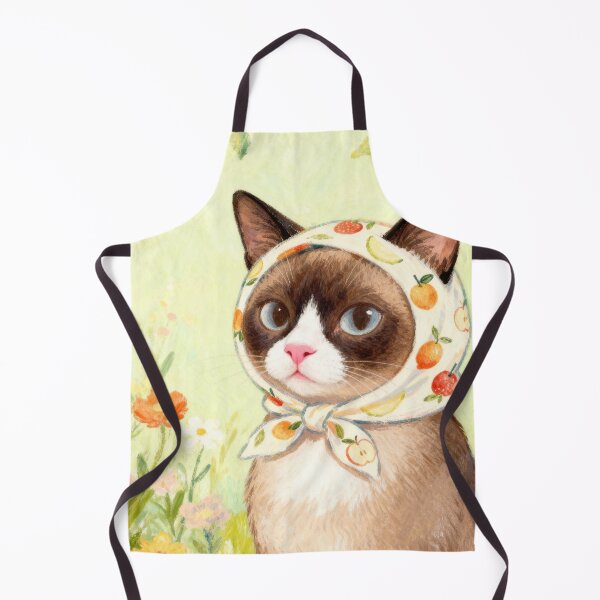 Item preview, cat with headscarf designed and sold by ArtSE46.