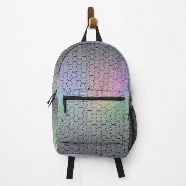 Item preview, Hexagonal Neon Tiles Digital Illustration – Colorful Modern Honeycomb Design designed and sold by PixelVibe782.