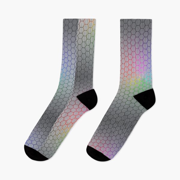 Item preview, Hexagonal Neon Tiles Digital Illustration – Colorful Modern Honeycomb Design designed and sold by PixelVibe782.