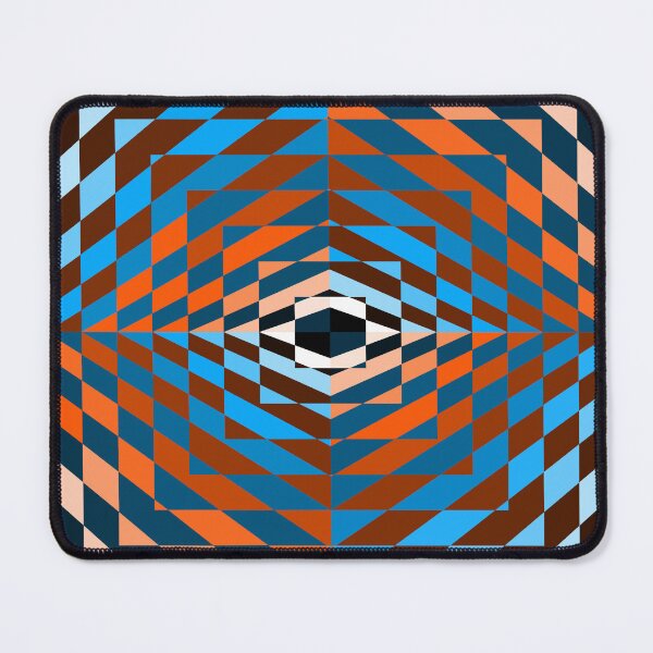 Item preview, Asymmetric Design, Blue, Orange, Geometric Abstraction, Abstract Art designed and sold by DDJust4U.