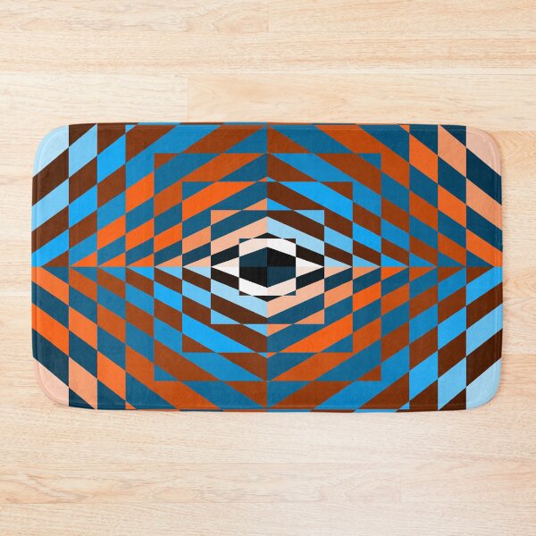 Item preview, Asymmetric Design, Blue, Orange, Geometric Abstraction, Abstract Art designed and sold by DDJust4U.