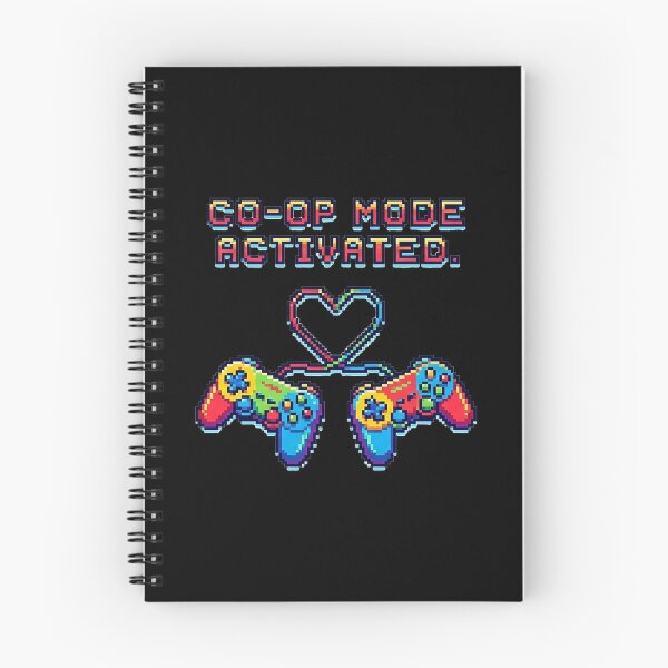 Item preview, Funny Gaming Valentine Co-Op Mode Activated Art designed and sold by QuipQuips.