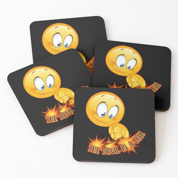 Item preview, The Devil is a Liar (Smiley) designed and sold by Tripp Art Studio.