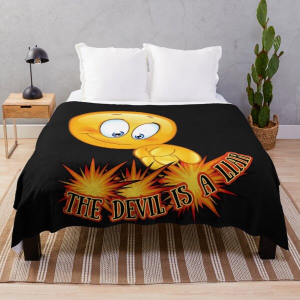 Item preview, The Devil is a Liar (Smiley) designed and sold by Tripp Art Studio.