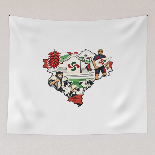 Item preview, The Soul of the Basque Country – Traditions and Ocean in Basque Colors designed and sold by Gino64.