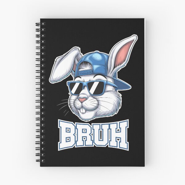 Item preview, Bruh Cool Bunny Rabbit Face Happy Easter designed and sold by Morphologiona.