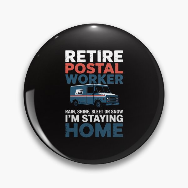 Item preview, RETIRED POSTAL WORKER POSTMAN RETIREMENT GIFT FOR HIM designed and sold by portcrysral.