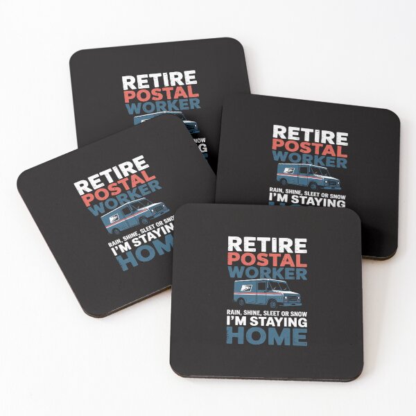 Item preview, RETIRED POSTAL WORKER POSTMAN RETIREMENT GIFT FOR HIM designed and sold by portcrysral.