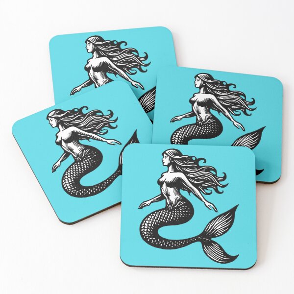 Item preview, Vintage Mermaid Graphic designed and sold by ViaARTfactory.