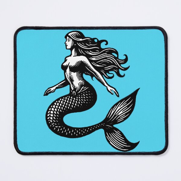 Item preview, Vintage Mermaid Graphic designed and sold by ViaARTfactory.