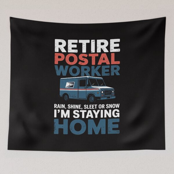 Item preview, RETIRED POSTAL WORKER POSTMAN RETIREMENT GIFT FOR HIM designed and sold by portcrysral.
