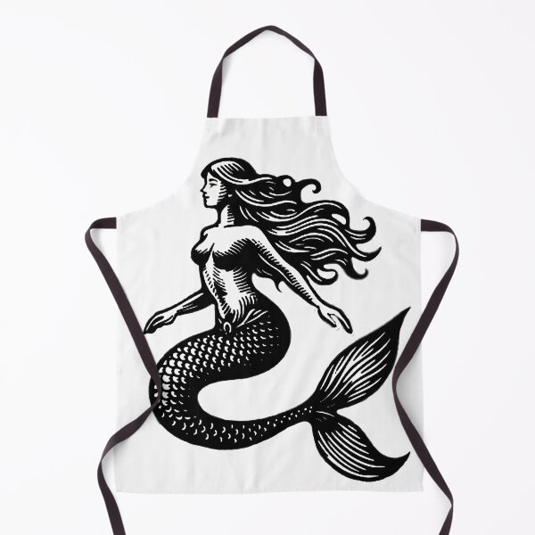 Item preview, Vintage Mermaid Graphic designed and sold by ViaARTfactory.