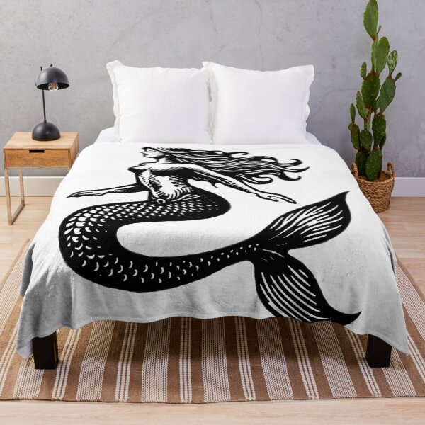 Item preview, Vintage Mermaid Graphic designed and sold by ViaARTfactory.