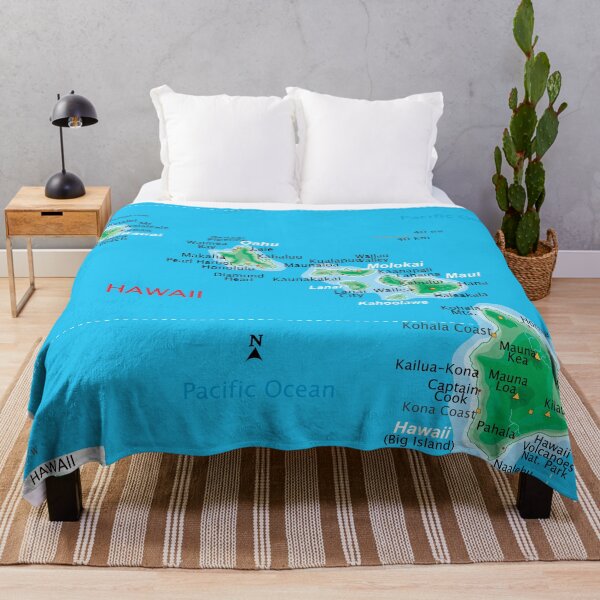 Item preview, Hawaii Island Chain Map – From Kauai to the Big Island designed and sold by WorldAtlas.com.