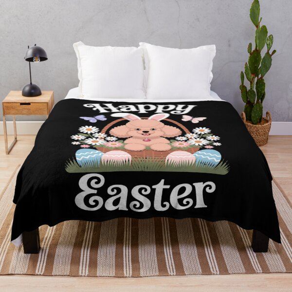 Item preview, Maltipoo Dog Happy Easter Egg Hunt Bunny Ear Easter designed and sold by Morphologiona.