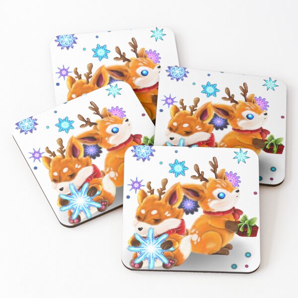 Item preview, Christmas fox,rabbit dears  designed and sold by Icydragon’s artworks.