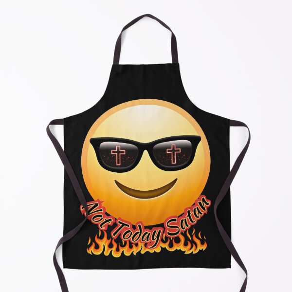 Item preview, Not Today Satan (Smiley) designed and sold by Tripp Art Studio.