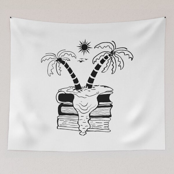 Item preview, Palm Tree Island Book designed and sold by MarshallStickerX.