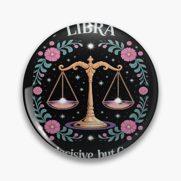 Item preview, Libra Zodiac Astrology Scales Indecisive But Cute designed and sold by FluoroWave.