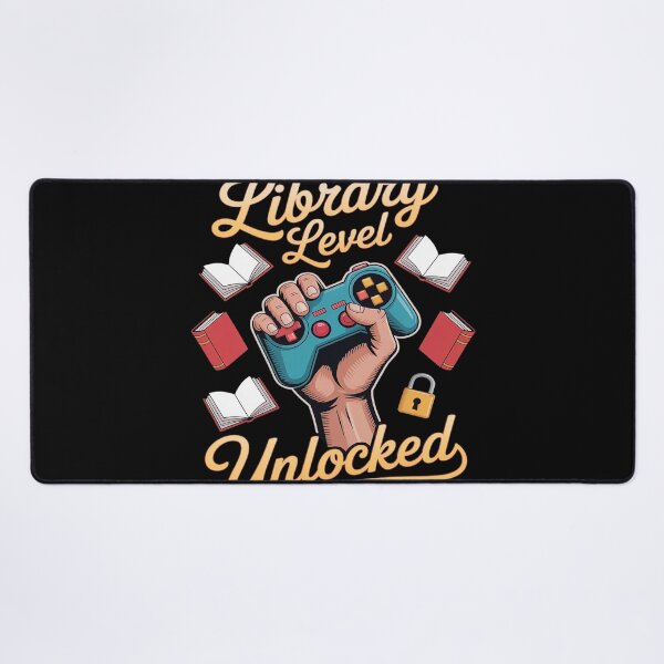 Item preview, Library Level Unlocked Gamer designed and sold by FluoroWave.