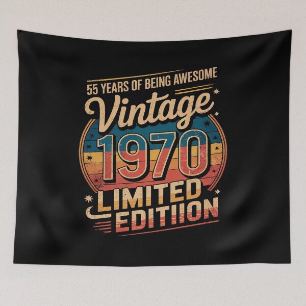 Item preview, Vintage 1970 Limited Edition 55 year old 55th Birthday designed and sold by NailMolisa.