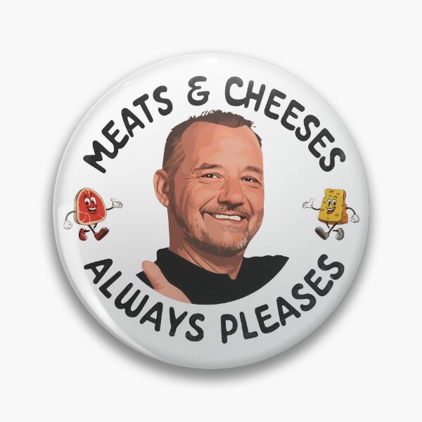 Item preview, Funny Bob Mortimer Quote Meats Cheeses Always Pleases Retro designed and sold by JohnnieRusso.