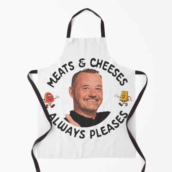 Artikelvorschau, Lustiges Bob-Mortimer-Zitat: Fleisch und Käse schmecken immer (Retro) entworfen und verkauft von JohnnieRusso.