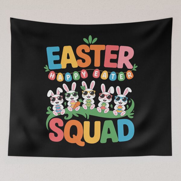 Item preview, Easter Squad Bunny Rabbit Happy Easter Day Party designed and sold by Morphologiona.