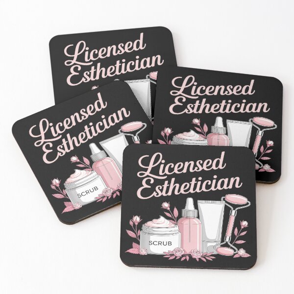 Item preview, Licensed Esthetician Funny Saying Skincare Beauty Therapist designed and sold by FluoroWave.
