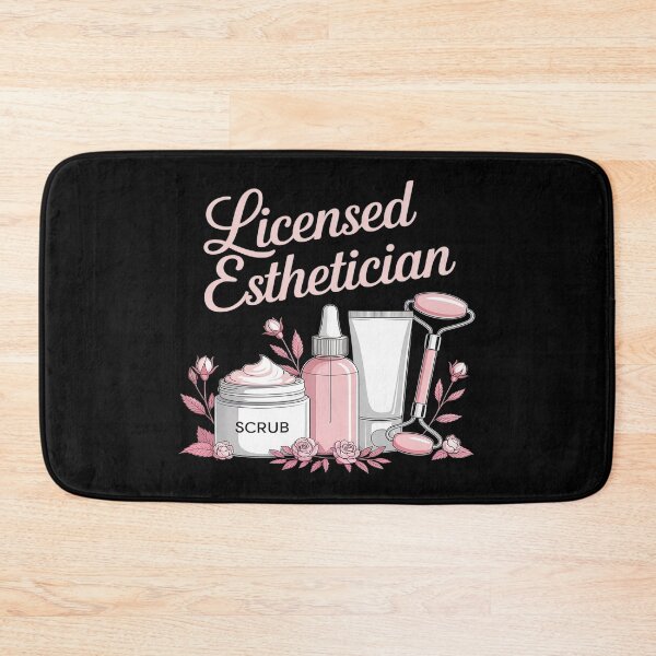 Item preview, Licensed Esthetician Funny Saying Skincare Beauty Therapist designed and sold by FluoroWave.