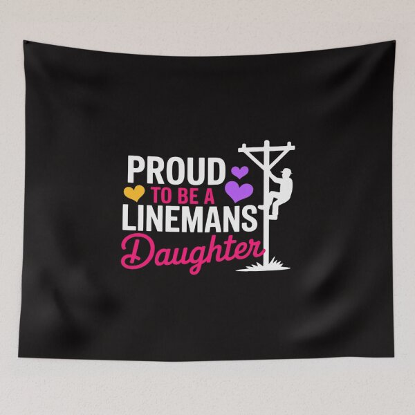 Item preview, Proud To Be a Linemans Daughter Lineman Gifts designed and sold by portcrysral.