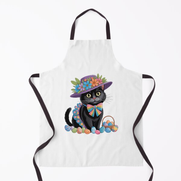 Item preview, Black Cat Happy Easter Day designed and sold by Morphologiona.