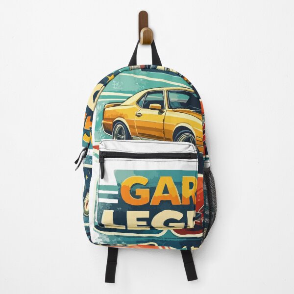 Item preview, Garage Legends – Built to Roll Retro Muscle Car & Tools Badge designed and sold by BeetleDots.