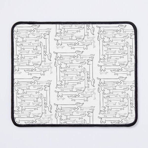 Item preview, Less Whining, More Weinering! B&W Linear Style Sausage Dog Overload Design designed and sold by MirAgi.