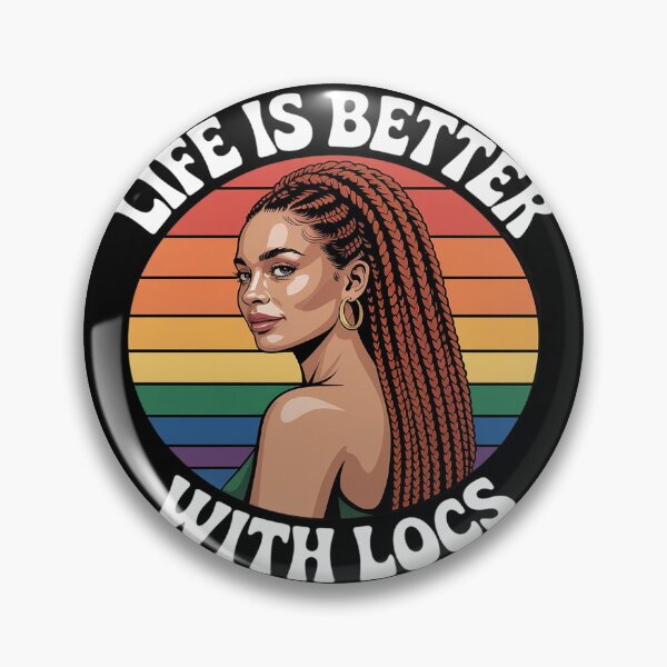 Item preview, Life Is Better With Locs Black Girl Magic Pride designed and sold by FluoroWave.