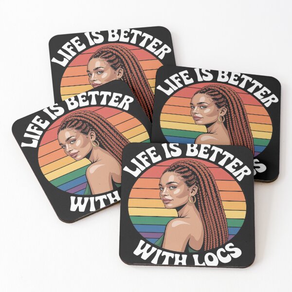 Item preview, Life Is Better With Locs Black Girl Magic Pride designed and sold by FluoroWave.