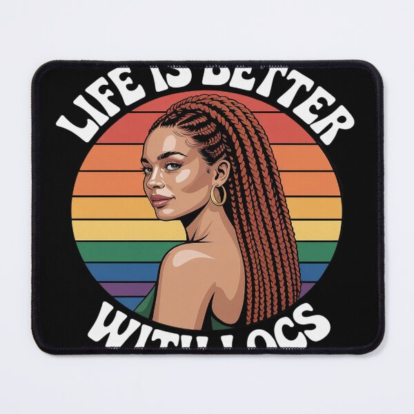 Item preview, Life Is Better With Locs Black Girl Magic Pride designed and sold by FluoroWave.