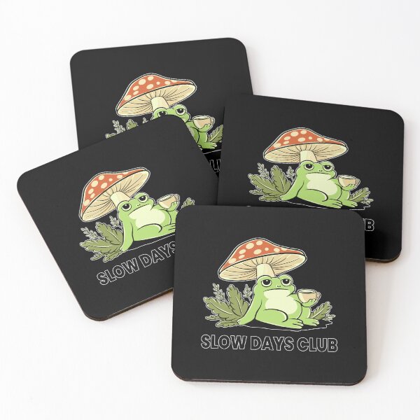 Item preview, Slow Days Club – Relaxed Frog Cozy Illustration designed and sold by Kewessthetic.