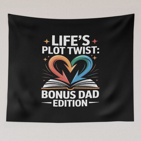 Item preview, Life's Plot Twist Bonus Dad Edition Heartwarming Family designed and sold by FluoroWave.