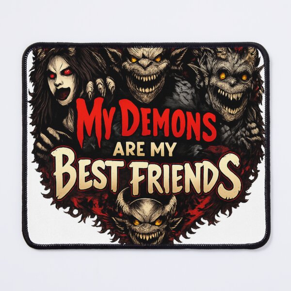Item preview, My Demons Are My Best Friends – Dark Demon Artwork designed and sold by Pokah79.
