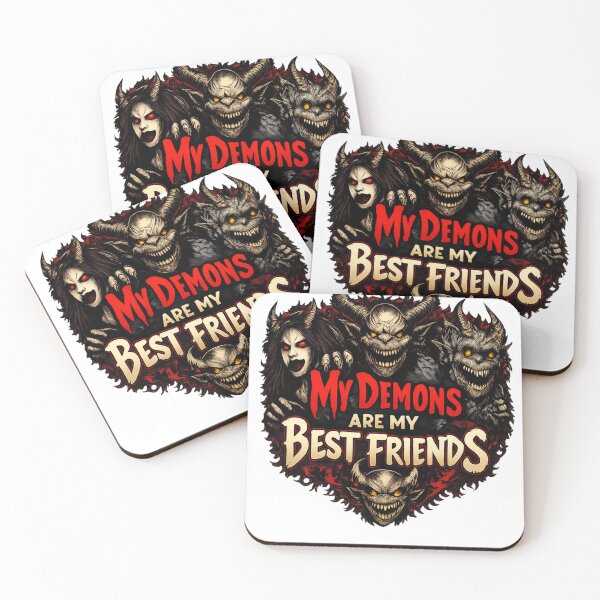 Item preview, My Demons Are My Best Friends – Dark Demon Artwork designed and sold by Pokah79.