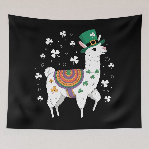 Item preview, Llamas Lover Leprechaun Llama St. Patrick's Day designed and sold by Morphologiona.