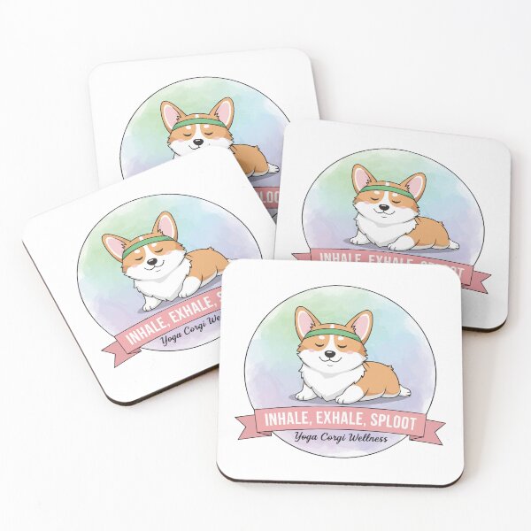 Item preview, Inhale, Exhale, Sploot – Yoga Corgi Wellness designed and sold by Petzzz.