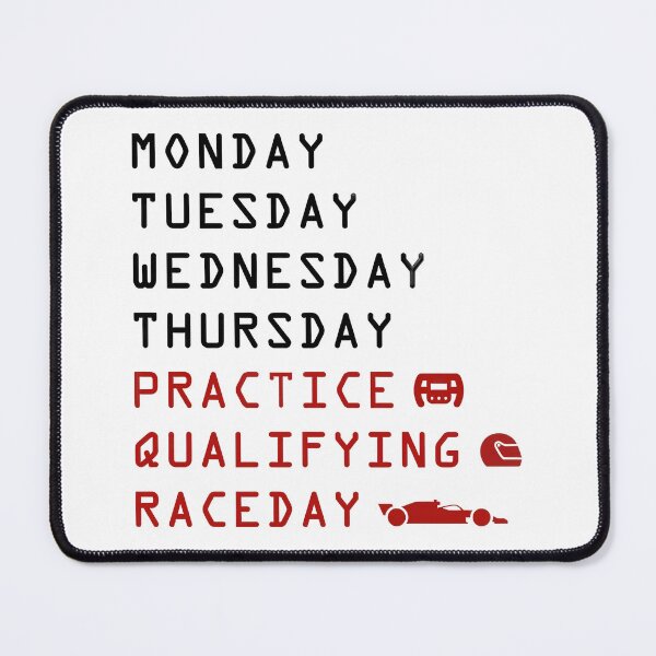 Item preview, Modern F1 Racing Cars F1 Race Week Formula Schedule designed and sold by JohnnieRusso.