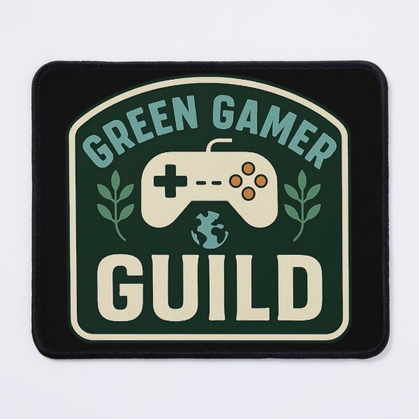 Item preview, Green Gamer Guild – Eco Friendly Gaming Controller Design designed and sold by SidTastic .