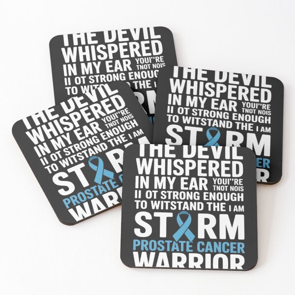 Item preview, I am the storm Light Blue Ribbon Prostate Cancer Awareness designed and sold by Dolostope.