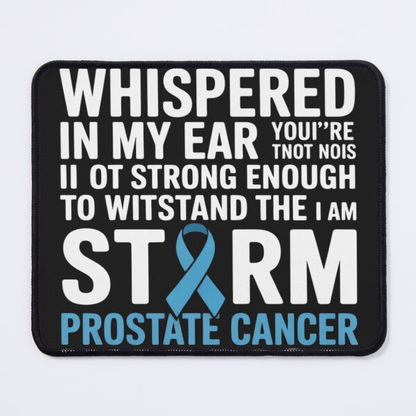 Item preview, I am the storm Light Blue Ribbon Prostate Cancer Awareness designed and sold by Dolostope.