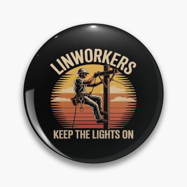 Item preview, Linemen Keep the Lights On Utility Worker designed and sold by Voidbinder.