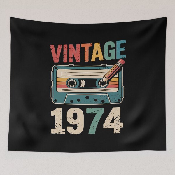 Item preview, Vintage 1974 Music Cassette 51st Birthday 51 Years Old designed and sold by NailMolisa.