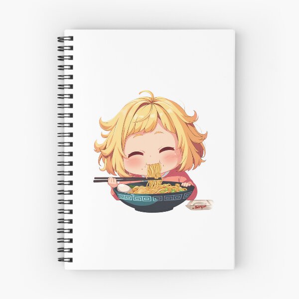 Item preview, Nanami Mami Rent A Girlfriend Ramen Kawaii Chibi Blonde Hair Anime Girl designed and sold by Raslbazola.